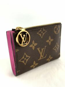 LOUIS VUITTON ルイヴィトン ポルトフォイユリサ　ピンク 二つ折り財布 ウォレット M82383 モノグラム RFIDタグ確認済み