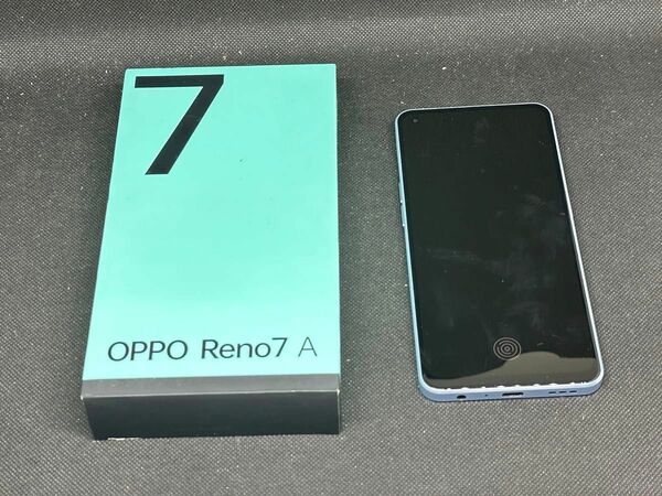 OPPO Reno7 A ドリームブルー 128 GB SIMフリー 画面焼け有りA2010OP