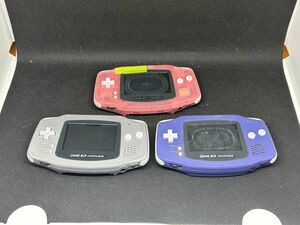 ゲームボーイアドバンス　gba ジャンク3台セット