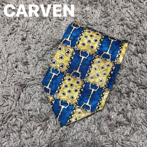 メンズ ネクタイ PARIS CARVEN 絹 結婚式 お洒落 ブランド 柄
