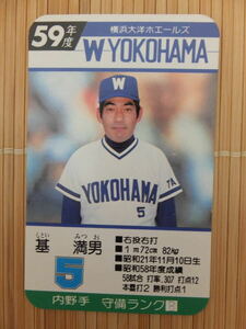 タカラ プロ野球カードゲーム 59年 横浜大洋ホエールズ　基 満男（1枚）