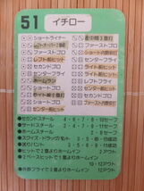 タカラ プロ野球カードゲーム '95年 オリックスブルーウェーブ　イチロー（1枚）_画像2