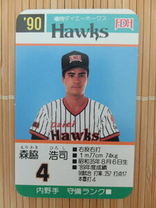 タカラ プロ野球カードゲーム '90年 福岡ダイエーホークス　森脇 浩司（1枚）