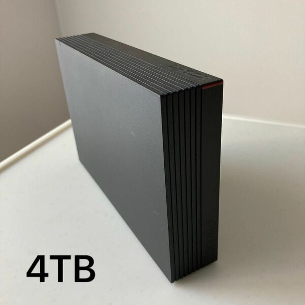 バッファロー外付けHDD 4TB HD-AD4U3