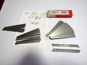 18-9/20 new goods. [ cut . tool ] NT cutter change blade A-50, BA50P common 50 sheets entering 1 box * Japan nationwide free shipping 