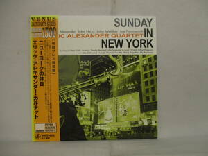 紙ジャケ　エリック・アレキサンダー・カルテット　ニューヨークの休日　VHCD-4099