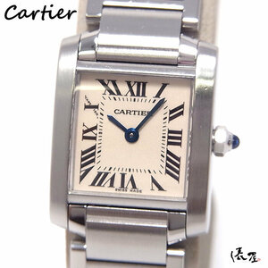 [ international written guarantee ] Cartier Tank Francaise SM ultimate beautiful goods lady's clock Cartier. shop 