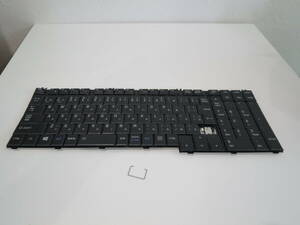 【ジャンク】 東芝 Dynabook B551、B552等 日本語キーボード (G83C000AR3JP) （テンキー付き） (02)