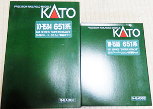  Kato 651 series [ super ...] 7 both basic set 10-1584 + 4 both increase . set 10-1585