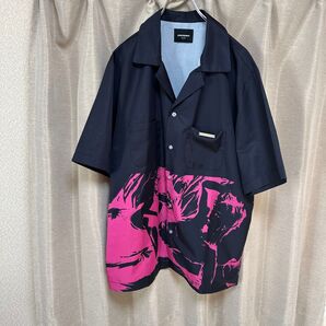 UNKNOWN アンノウン グラフィック オープンカラー 半袖シャツ