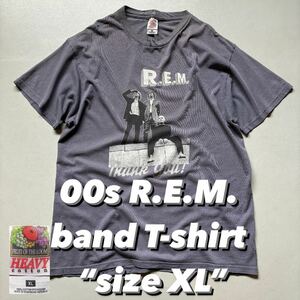 00s R.E.M. band T-shirt “size XL” 2000年代 アールイーエム バンドTシャツ 半袖Tシャツ フェード