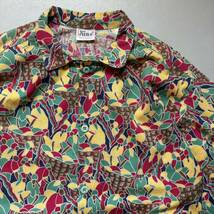 KINO All-over pattern S/S shirt “size L” “made in France” 総柄シャツ 半袖シャツ フランス製_画像3