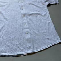 baseball shirt style T-shirt “size XL” “made in USA” ベースボールシャツ型 無地Tシャツ アメリカ製 USA製 グレー 半袖_画像4