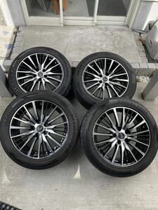 【美品】Verthandi 18x7.5 +38 114.3 H5 235/50/18　4本タイヤホイールセット　 