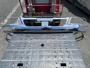 [ translation none goods ] Mitsubishi Fuso the best one Fighter standard plating front bumper width 2030mm