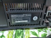SONY ソニー Betamax ベータマックス SL-200D ベータビデオデッキ 通電確認済み ジャンク A_画像9