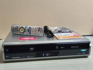 動作保証★ Panasonic★DMR-XP21V★ VHS一体型ビデオデッキ、DVDレコーダー、ダビング10 ★メンテナンス済み★ 整備品 2007年製 7837