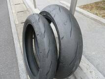 BRIDGESTONE BATTLAX RACING R11 120-180 前後セット_画像3