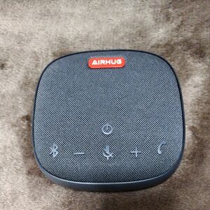 【中古】AIRHUG 01 スピーカーフォン スピーカーマイク 会議用 Bluetooth対応 USB-C接続 全方向集音