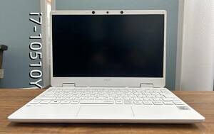 ジャンク品・第10世代・NEC LAVIE NM750/R・Core i7-10510Y・RAM8GB・カメラ・HDMI・Type-C・通電、BIOS確認可・[B9]