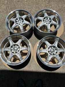 キッズレーシング KID'S RACING 16×7JJ PCD 4H-100 4H-114.3 5H-100 5H-114.3 オフセット+48 希少？激レア？当時物