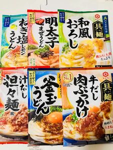 キッコーマン 具入りめんつゆ 具麺 6種6袋12人前