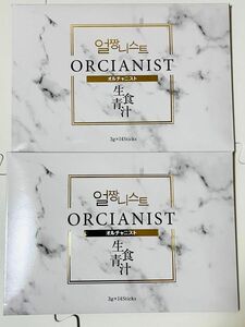 homun-culus ORCIANIST オルチャニスト フルーツ マンゴー & オレンジ風味 青汁 （14包入り）　6セット