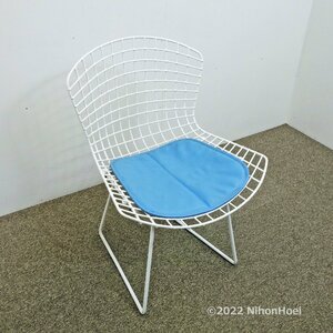 Knoll ワイヤーチェア 在庫4脚 ◆ ホワイト ミッドセンチュリーモダン ハリー・ベルトイア ノール イス