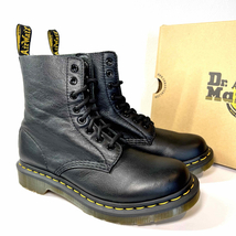 【Dr.Martens】ドクターマーチン レースアップブーツ 8ホール UK5 24cm相当 レディース 1460Pascal 13512006 ブラック 美品_画像1