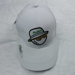 ホワイト Malbon Golf マルボンゴルフ キャップ ゴルフキャップ マーカー付き 春夏 男女兼用 帽子