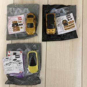 トミカ(TOMICA)×マクドナルドハッピーセットのおもちゃ（3種：トヨタGR86/GRカローラ/日産フェアレディZ）※ひみつのおもちゃ1個を含む