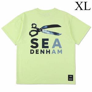 XL　DENHAM x WDS (SEA DENHAM) Razor Tee　イエロー　ブラック　ウィンダンシー　デンハム　