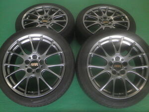 鍛造 ! BBS RE-V RE057 8J 114.3 5H 225/45R18 タイヤ付き 4本