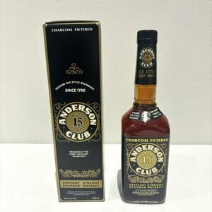 [AMT-10959]ANDERSON CLUB нижний son Club 15 год Bourbon виски 750ml 43% иностранный алкоголь алкоголь виски не . штекер с коробкой старый sake 