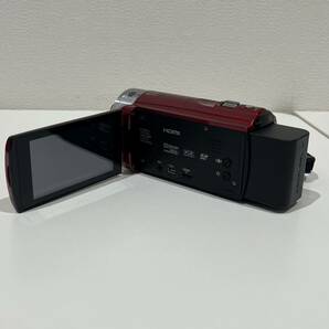 【AMT-10975】JVC ケンウッド エブリオ Everio GZ-E565-R ビデオカメラ 2.1～79.8mm 1:1.8 65x DYNAMIC ZOOM FULL HD ム－ビー 動作未確認の画像5