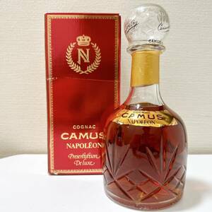 【TOA-6226】1円～ 未開栓 COGNAC CAMUS NAPOLEON コニャック カミュ ナポレオン デキャンタ 700ml 40% ブランデー 目減り有 現状保管品