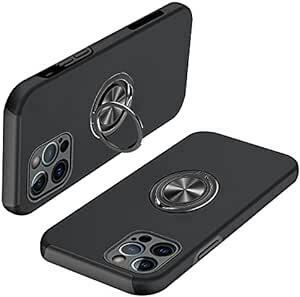 iPhone 12 Pro Max ケース リング付き pc+tpu 耐衝撃 一体型 携帯カバー アイフォン12 pro ma