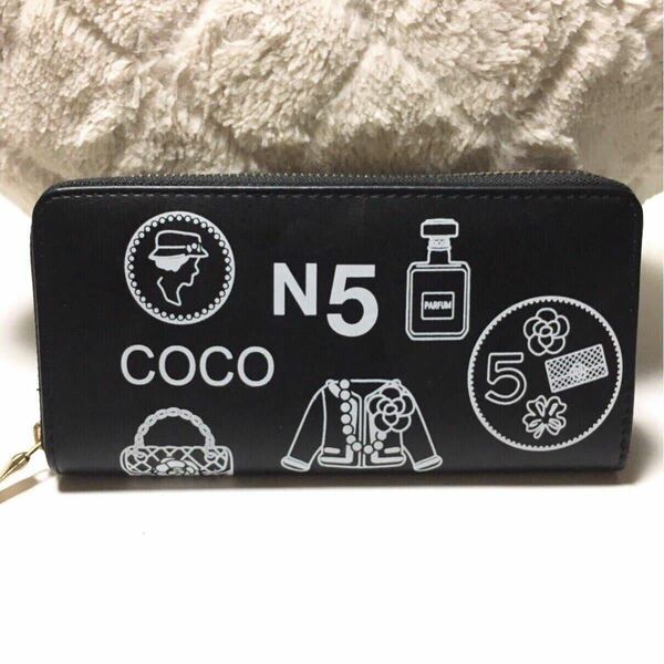 新品 SALE 長財布 メンズ レディース 財布 プレゼント coco カメリア No5