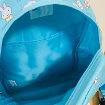 新品 新作 ミッフィー総柄ポリ デイパックmiffy リュック 15L うさぎ バック ブルー_画像10