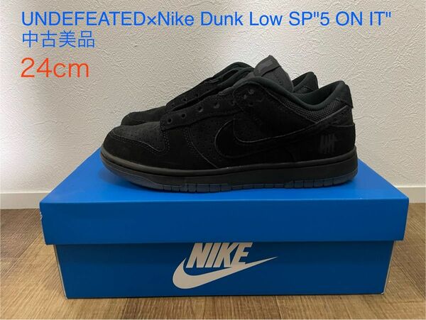 UNDEFEATED×Nike Dunk Low SP"5 ON IT"24cm