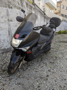 湘南引き取り限定★マジェスティ125FI★実働ジャンク★popularの原included２種 YamahaスCooター　通勤快速★