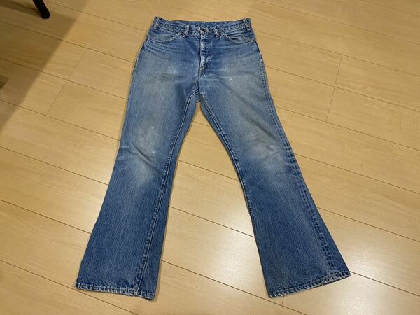 70's Levi's 646 66前期 BIG E リーバイス デニムパンツ ベルボトム フレアパンツ