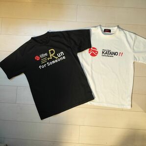 交野マラソン2013 Tシャツセット　ブラック&ホワイト