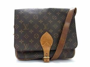 1円 LOUIS VUITTON ルイヴィトン M51252 モノグラム カルトシエール クロスボディ ショルダーバッグ 斜め掛け ブラウン系 AW3507