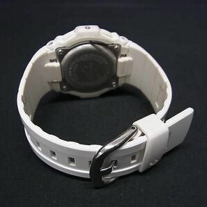 1円 ■稼働品■美品■ CASIO カシオ BGR-3003 SS×ラバー ソーラー 20気圧防水 腕時計 ウォッチ レディース ホワイト系 DA6858の画像3