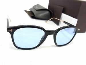 1円 ■極美品■ TOM FORD トムフォード TF5484 001 48□20 145 サングラス メガネ 眼鏡 ブラック系&#10005;ゴールド系 AW6019