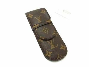 1円 ■極美品■ LOUIS VUITTON ルイヴィトン M62990 モノグラム エテュイ スティロ ペンケース ペン入れ ブラウン系 AW7249