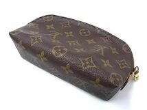 1円 ■美品■ LOUIS VUITTON ルイヴィトン M47515 モノグラム ポシェット コスメティック マルチポーチ マルチケース ブラウン系 AW6522_画像2