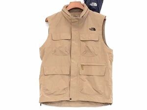 1円 ■美品■ THE NORTH FACE ノースフェイス ポリエステル65％×ナイロン35％ ベスト 表記サイズ XL 洋服 レディース ブラウン系 BI1774