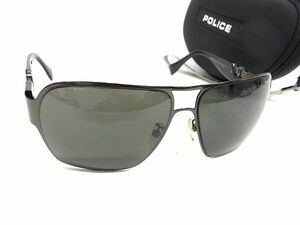 1 иен # прекрасный товар # POLICE Police HERO 3 S8753 61*14 COL.0568 130 солнцезащитные очки очки очки мужской женский оттенок серебра FA4506
